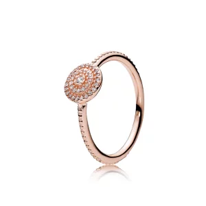 (תמונה ל-) טבעת PANDORA רוז זוהר אלגנטי - 180986CZ