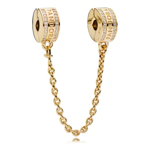 (תמונה ל-) שרשרת ביטחון SHINE לוגו PANDORA - 767027CZ