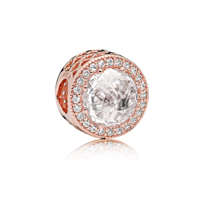 (תמונה ל-) צ'ארמ PANDORA רוז לבבות קורנים - 781725CZ