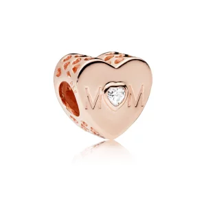 (תמונה ל-) צ'ארמ pandora רוז לבנדר לבבות קורנות 781881CZ - 781881CZ