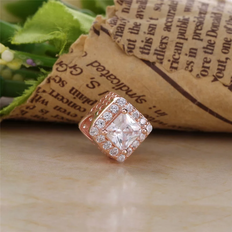 (תמונה ל-) צ'ארמ PANDORA רוז Geometric Radiance - 786206CZ - הצג 2