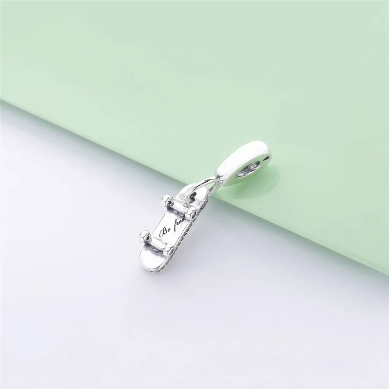 (תמונה ל-) תליון כסף היה סקייטבורד בחינם - PANDORA - 797206CZ - הצג 5
