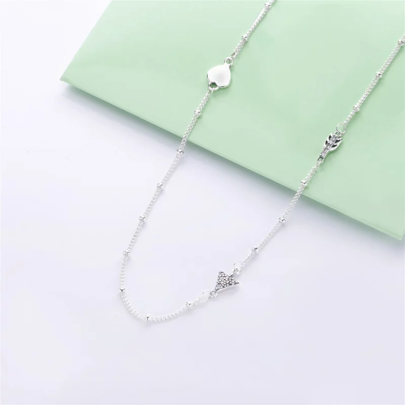 (תמונה ל-) שרשרת כסף חץ נוצץ - PANDORA - 397795CZ - הצג 2