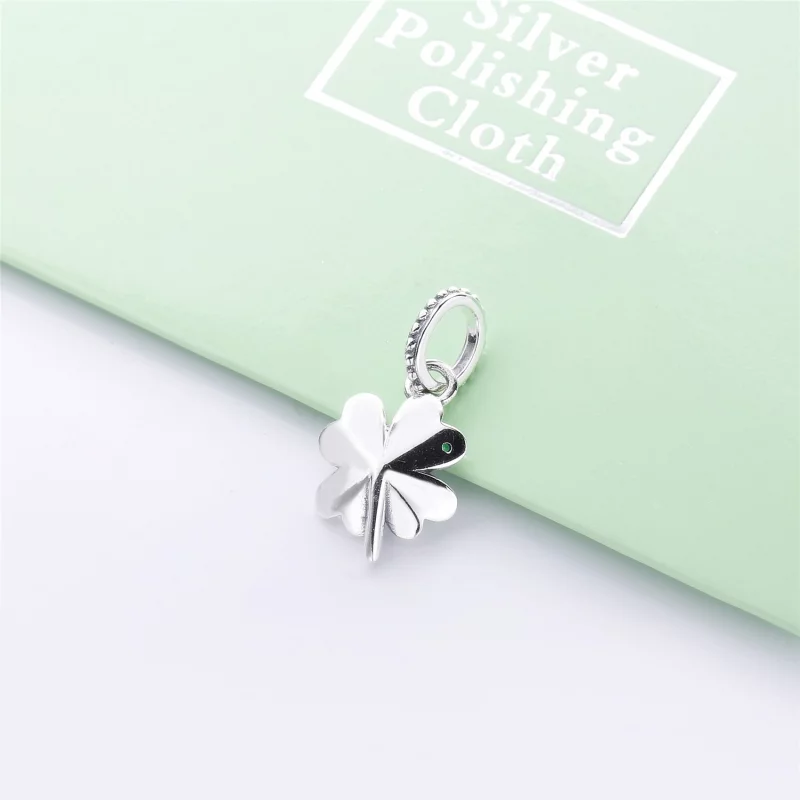 (תמונה ל-) תליון כסף תלתן מזל ארבעה עלים - 397965NAG - מחרוזות ותליונים PANDORA - הצג 4