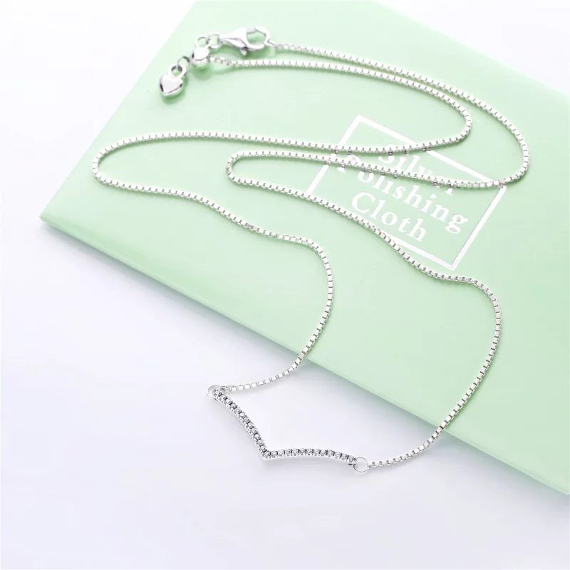 (תמונה ל-) שרשרת כסף משאלה נוצצת - PANDORA - 397802CZ - הצג 3