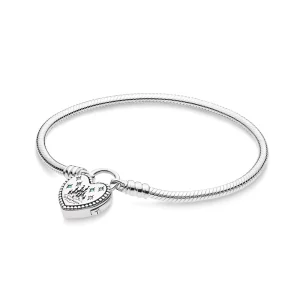 (תמונה ל-) צמיד קונספט חלק כסף עם פנטזיה - PANDORA - 7501057372313MS