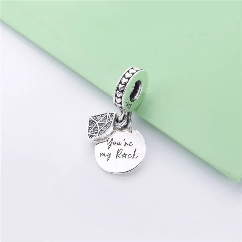 (תמונה ל-) תליון כסף הסלע שלי - 798102CZ - צ'ארמס PANDORA - הצג 3