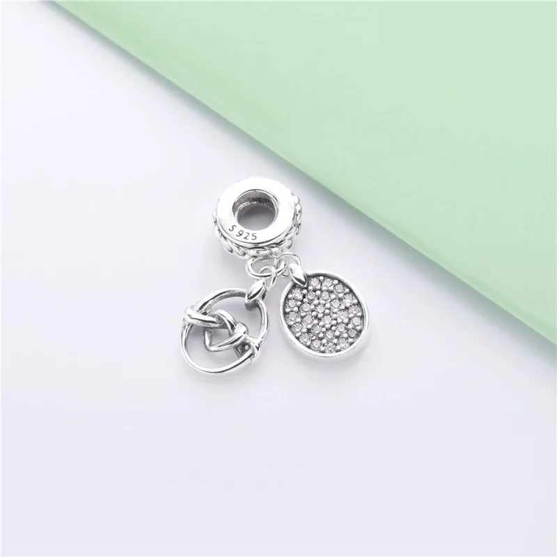 (תמונה ל-) תליון כסף קשר הלב - 798095CZ - צ'ארמס PANDORA - הצג 3
