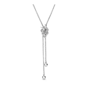 (תמונה ל-) שרשרת כסף מסנוור & פרפרים רוקדים - PANDORA - 397911CZ