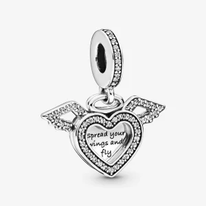 (תמונה ל-) תליון Heart and Angel Wings - 798485C01