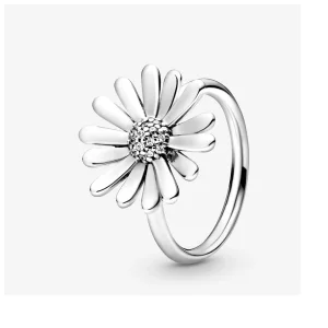 (תמונה ל-) פנדורה טבעת Pavé Daisy Flower - 198817C01