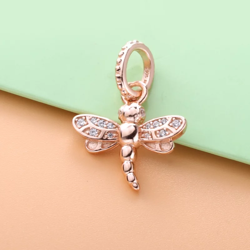 (תמונה ל-) פנדורה תליון Sparkling Dragonfly - 388803C01 - הצג 2