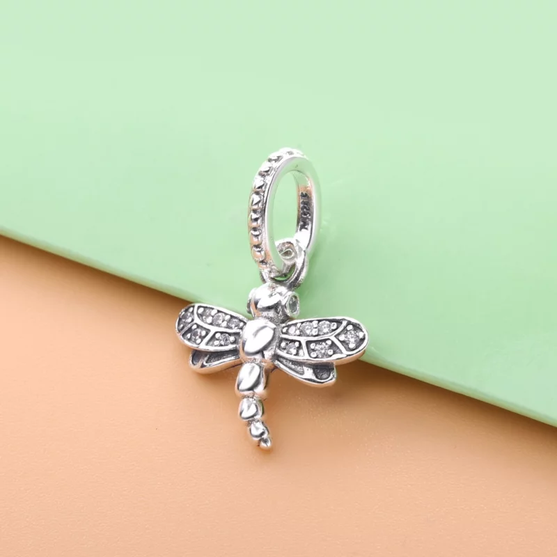 (תמונה ל-) פנדורה תליון Sparkling Dragonfly - 388803C02 - הצג 2