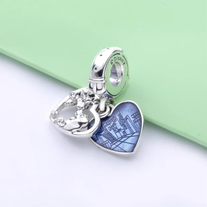 (תמונה ל-) PANDORA דיסני ליידי והטראמפ תליון לב - 798634C01 - הצג 2