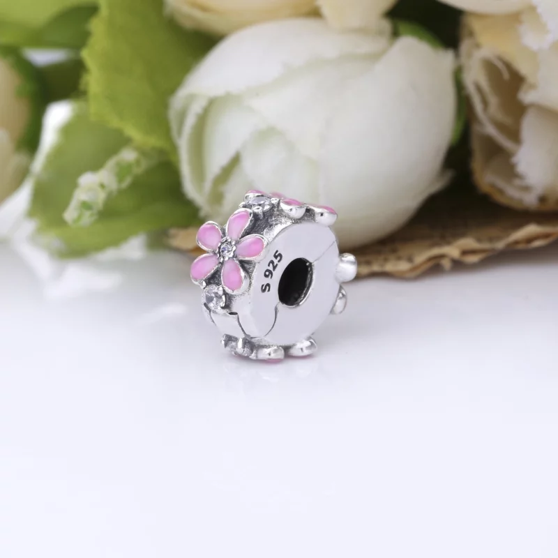 (תמונה ל-) צ'ארמס-קליפ Pink Daisy Flower - 798809C01 - הצג 2