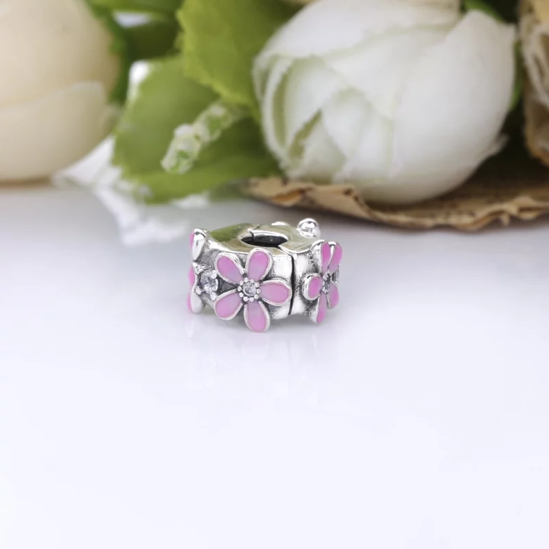 (תמונה ל-) צ'ארמס-קליפ Pink Daisy Flower - 798809C01 - הצג 3