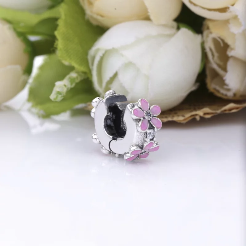 (תמונה ל-) צ'ארמס-קליפ Pink Daisy Flower - 798809C01 - הצג 5