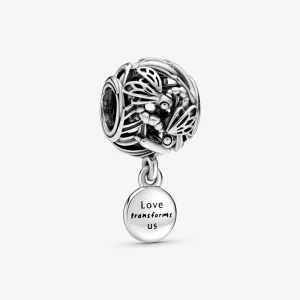 (תמונה ל-) פנדורה צ'ארמ Openwork Dragonfly Love - 798814C00