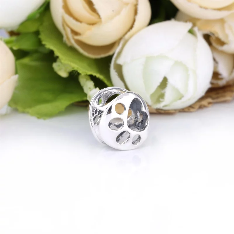 (תמונה ל-) פנדורה צ'ארמ Openwork Paw Print - 798869C00 - הצג 3