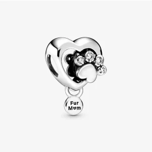 (תמונה ל-) פנדורה צ'ארמ Sparkling Paw Print & Heart - 798873C01