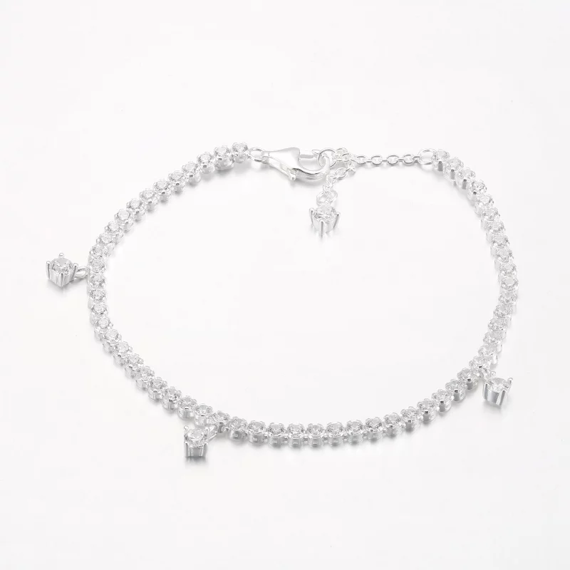 (תמונה ל-) צמיד פנדורה Sparkling Drops Tennis - 592401C01 - הצג 5