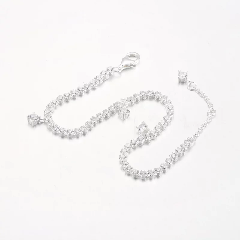 (תמונה ל-) צמיד פנדורה Sparkling Drops Tennis - 592401C01 - הצג 8