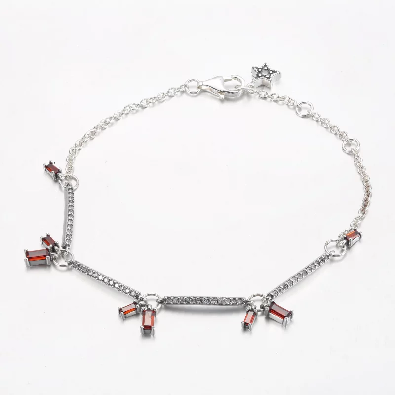 (תמונה ל-) פנדורה צמיד Firecracker Pavé Bars - 592537C01 - הצג 2