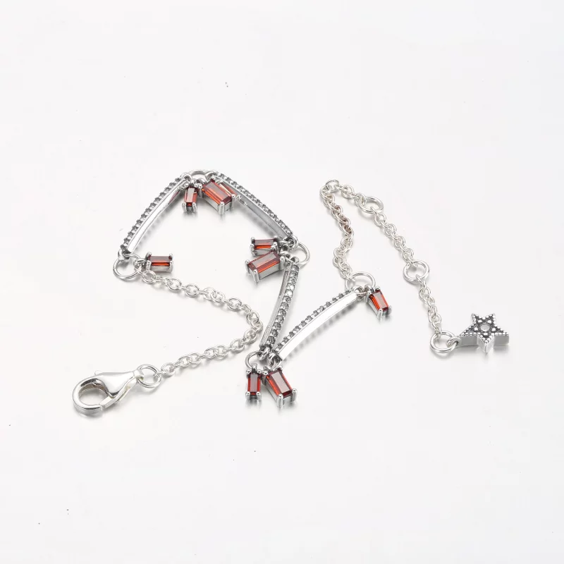 (תמונה ל-) פנדורה צמיד Firecracker Pavé Bars - 592537C01 - הצג 5