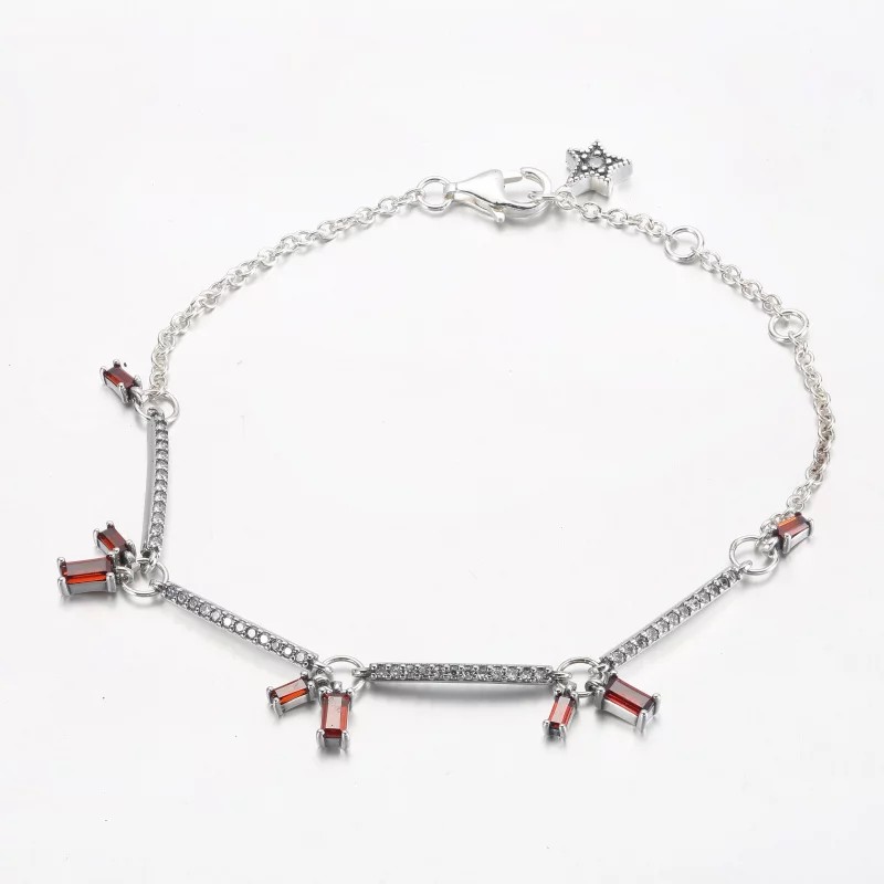 (תמונה ל-) פנדורה צמיד Firecracker Pavé Bars - 592537C01 - הצג 6