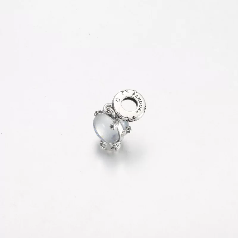 (תמונה ל-) צמיד תליון פנדורה Snowflake Snow Globe - 792369C01 - הצג 10