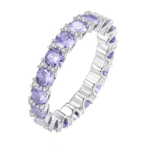 (תמונה ל-) טבעת סגנון פנדורה בצבע סגול - BSR340