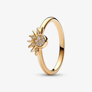 (תמונה ל-) טבעת השמש המבריקה של פנדורה Celestial Sparkling Sun - 162674C01
