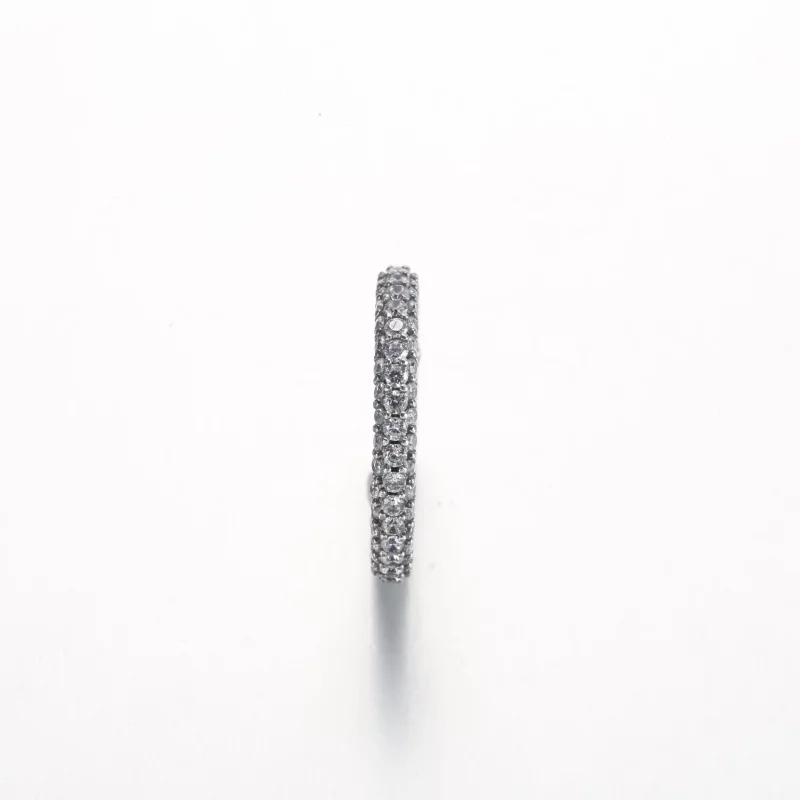 (תמונה ל-) טבעת Pandora Timeless Pavé עם שורת יחידה - 192627C01 - הצג 5