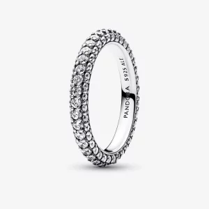 (תמונה ל-) טבעת Pandora Timeless Pavé עם שורת יחידה - 192627C01