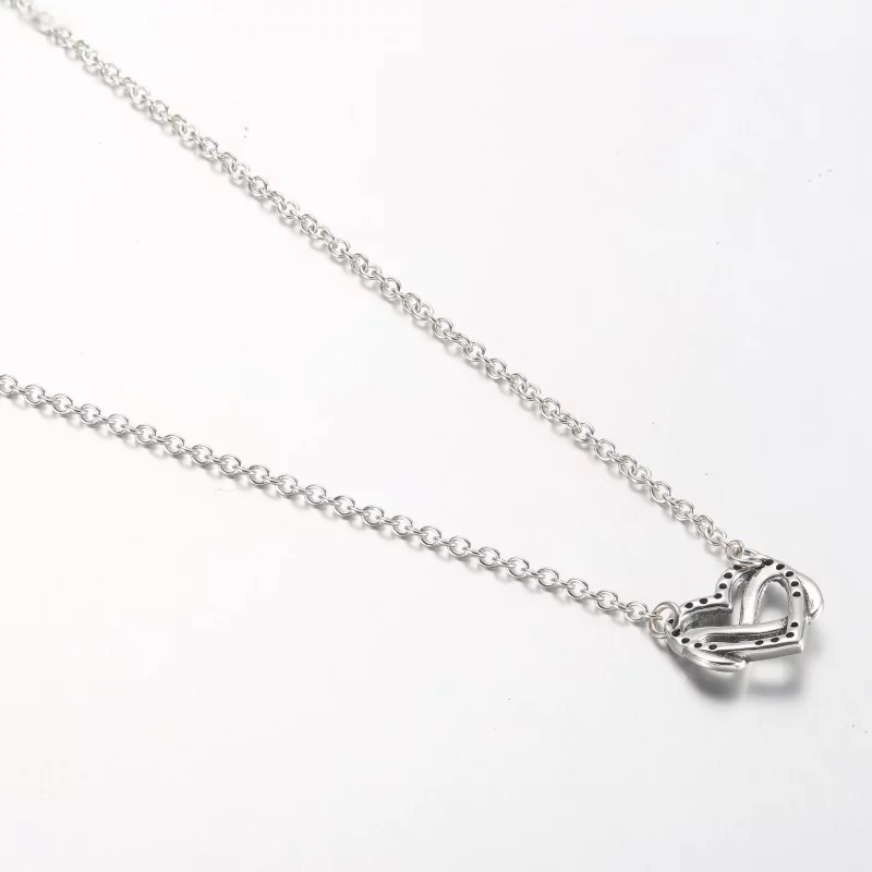 (תמונה ל-) קולר תליון פנדורה Sparkling Infinity Heart - 392666C01-50 - הצג 3