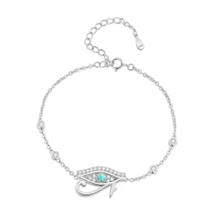 (תמונה ל-) צמיד שרשרת עין הורוס בסגנון פנדורה - BSB114