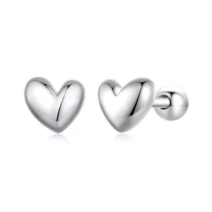 (תמונה ל-) צמידי סטודס בצורת לב בסגנון פנדורה - BSE886