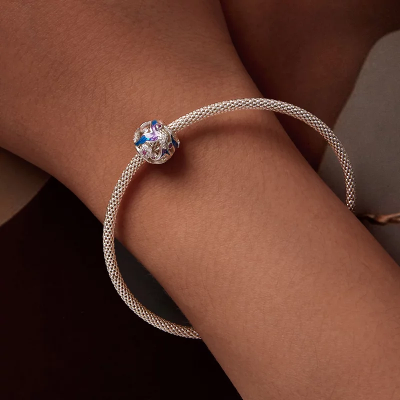 (תמונה ל-) צמיד סגנון פנדורה עם תליון דג המלך - SCC2627 - הצג 7