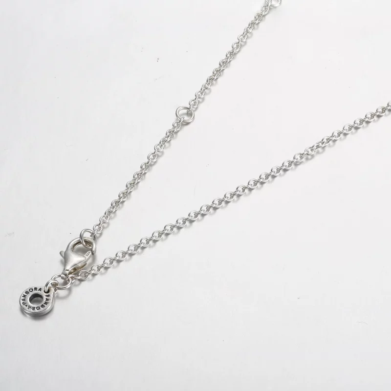 (תמונה ל-) Pandora Signature Pavé & Beads תליון ושרשרת - 392308C01 - הצג 4
