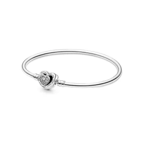 (תמונה ל-) צמיד אבזם של Pandora Moments Entwinite Infinite Hearts - 591064C01