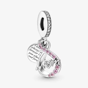 (תמונה ל-) Mom Infinity Pavé כפול להתנדנד קסם - 791468C01