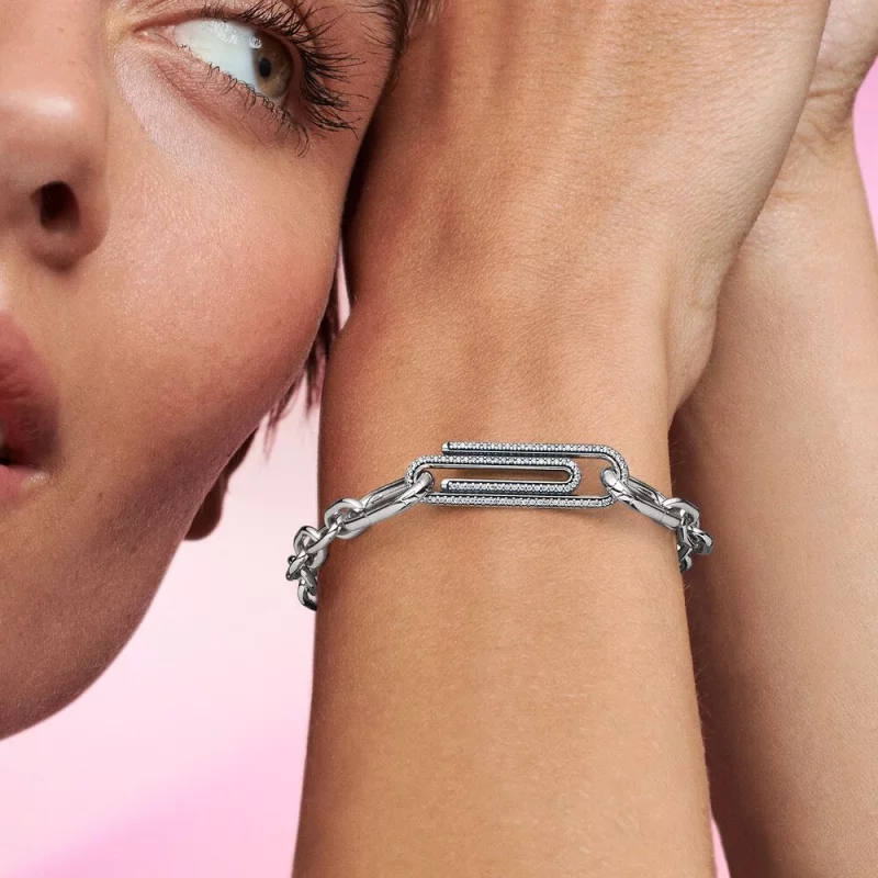 (תמונה ל-) Pandora ME Pavé אטב סטיילינג קישור - 792297C01 - הצג 5