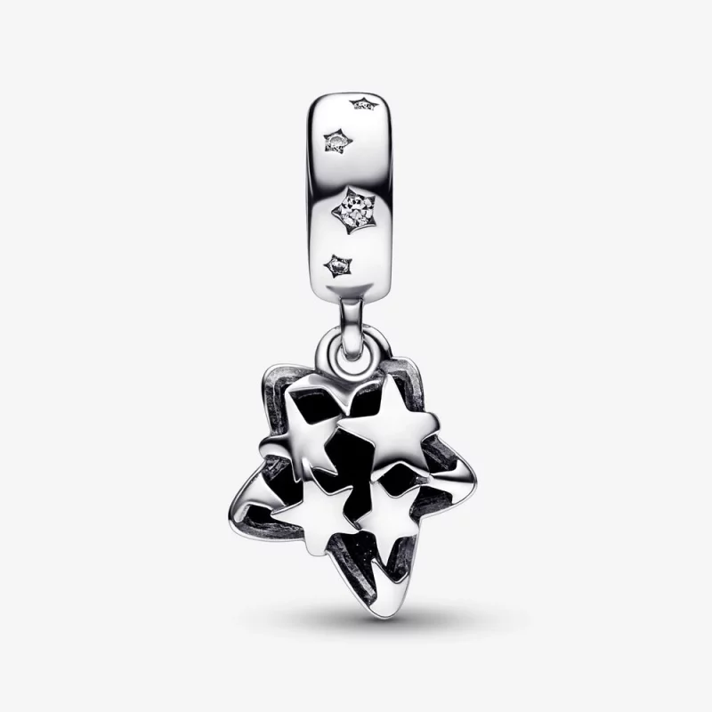 (תמונה ל-) כוכב גלקסי השמימי Murano Dangle Charm - 792368C01 - הצג 5