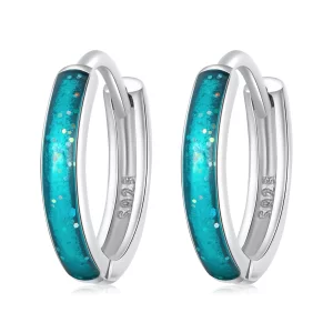 (תמונה ל-) עגילים פשוטים בסגנון PANDORA - BSE603