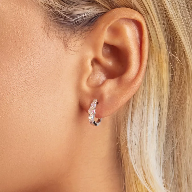 (תמונה ל-) עגילים צבעוניים בסגנון PANDORA - BSE960 - הצג 5