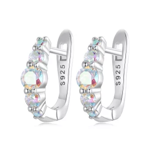 (תמונה ל-) עגילים צבעוניים בסגנון PANDORA - BSE960
