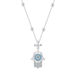 (תמונה ל-) שרשרת PANDORA Style Hand Of Fatima - BSN369