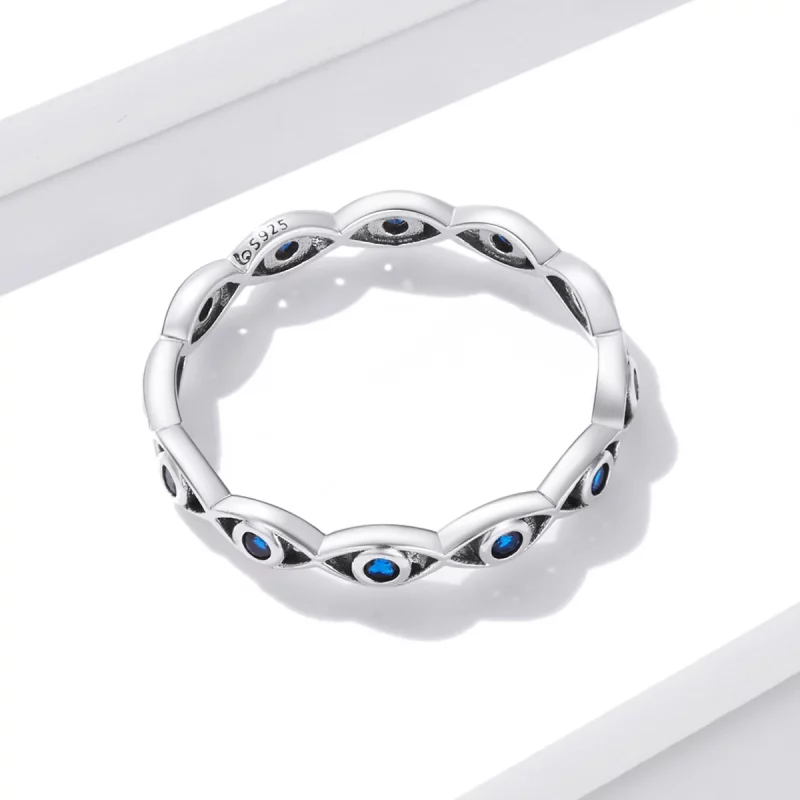 (תמונה ל-) טבעת עין השטן בסגנון PANDORA - BSR212 - הצג 4