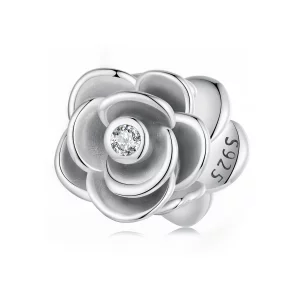 (תמונה ל-) קסם תלת מימדי בסגנון PANDORA ורד - SCC2705