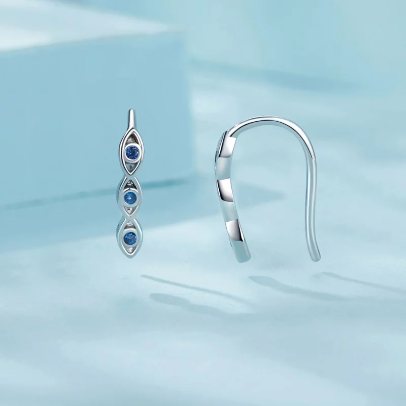 (תמונה ל-) עגילי PANDORA Style Devil Eye - SCE1695 - הצג 3